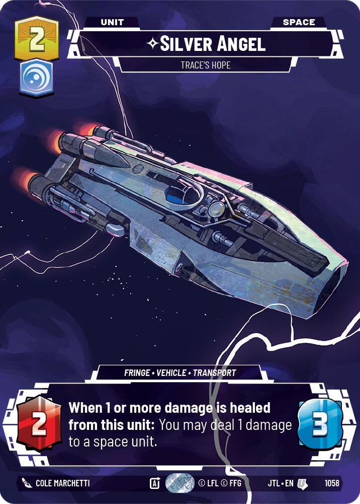 Silver Angel - Trace's Hope (1058) (Prestige Foil) (1058) [Jump to Lightspeed] | Galactic Gamez