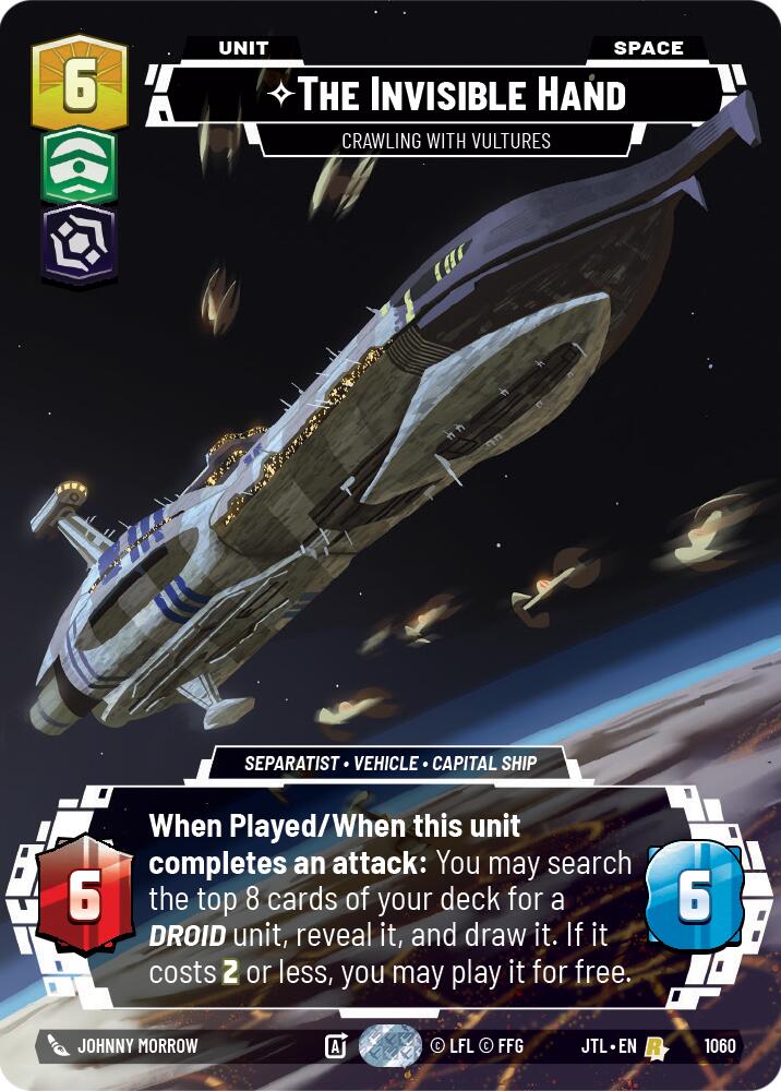 The Invisible Hand - Crawling With Vultures (1060) (Prestige Foil) (1060) [Jump to Lightspeed] | Galactic Gamez