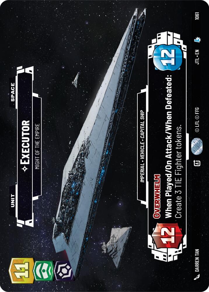 Executor - Might of the Empire (1061) (Prestige Foil) (1061) [Jump to Lightspeed] | Galactic Gamez