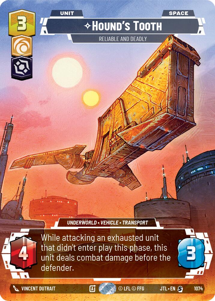 Hound's Tooth - Reliable and Deadly (1074) (Prestige Foil) (1074) [Jump to Lightspeed] | Galactic Gamez