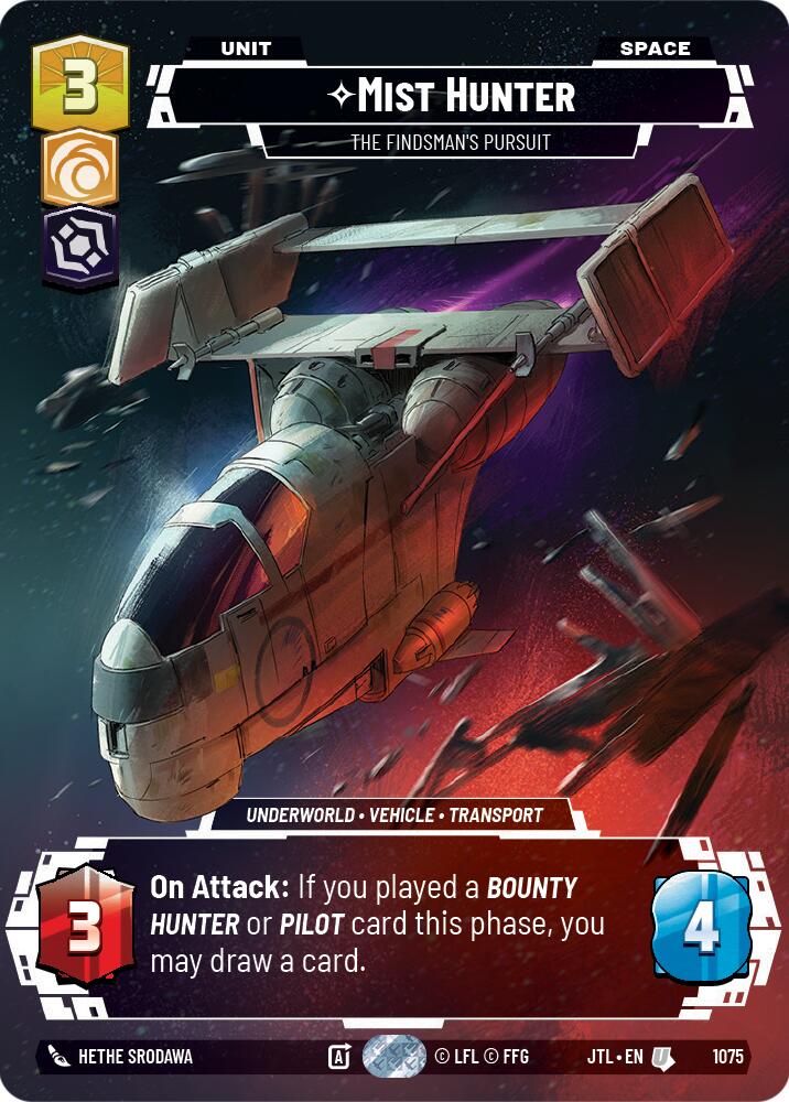 Mist Hunter - The Findsman's Pursuit (1075) (Prestige Foil) (1075) [Jump to Lightspeed] | Galactic Gamez