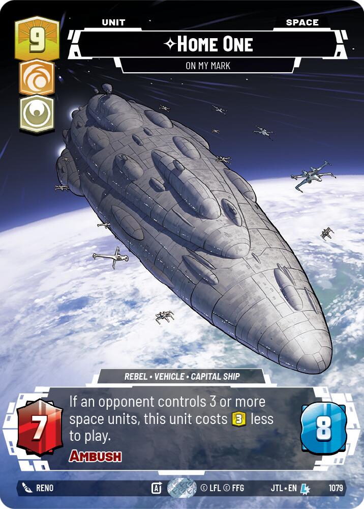 Home One - On My Mark (1079) (Prestige Foil) (1079) [Jump to Lightspeed] | Galactic Gamez