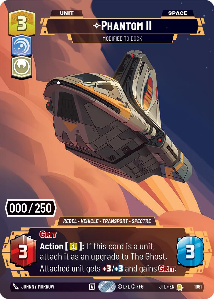 Phantom II - Modified to Dock (1091) (Serialized) (1091) [Jump to Lightspeed] | Galactic Gamez