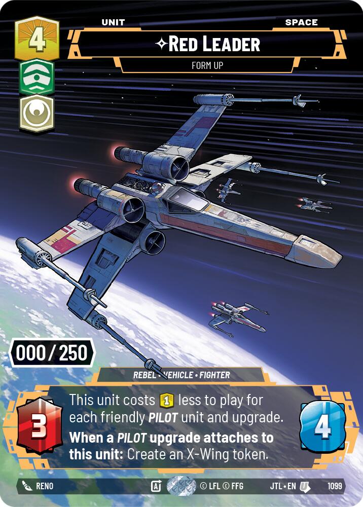 Red Leader - Form Up (1099) (Serialized) (1099) [Jump to Lightspeed] | Galactic Gamez