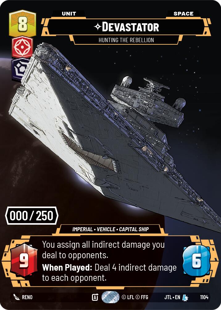 Devastator - Hunting the Rebellion (1104) (Serialized) (1104) [Jump to Lightspeed] | Galactic Gamez