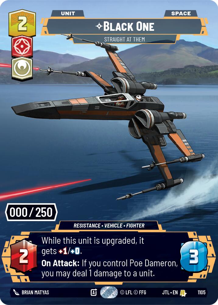 Black One - Straight At Them (1105) (Serialized) (1105) [Jump to Lightspeed] | Galactic Gamez