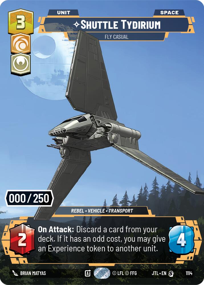 Shuttle Tydirium - Fly Casual (1114) (Serialized) (1114) [Jump to Lightspeed] | Galactic Gamez