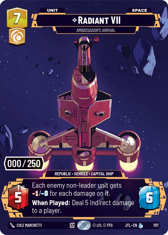 Radiant VII - Ambassadors' Arrival (1117) (Serialized) (1117) [Jump to Lightspeed] | Galactic Gamez