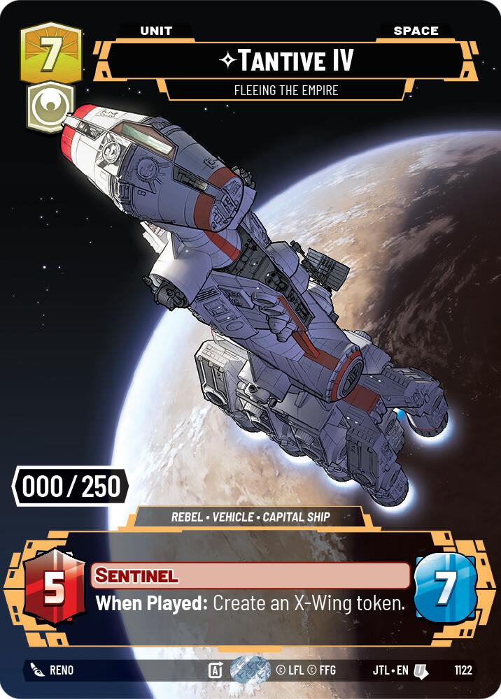 Tantive IV - Fleeing the Empire (1122) (Serialized) (1122) [Jump to Lightspeed] | Galactic Gamez