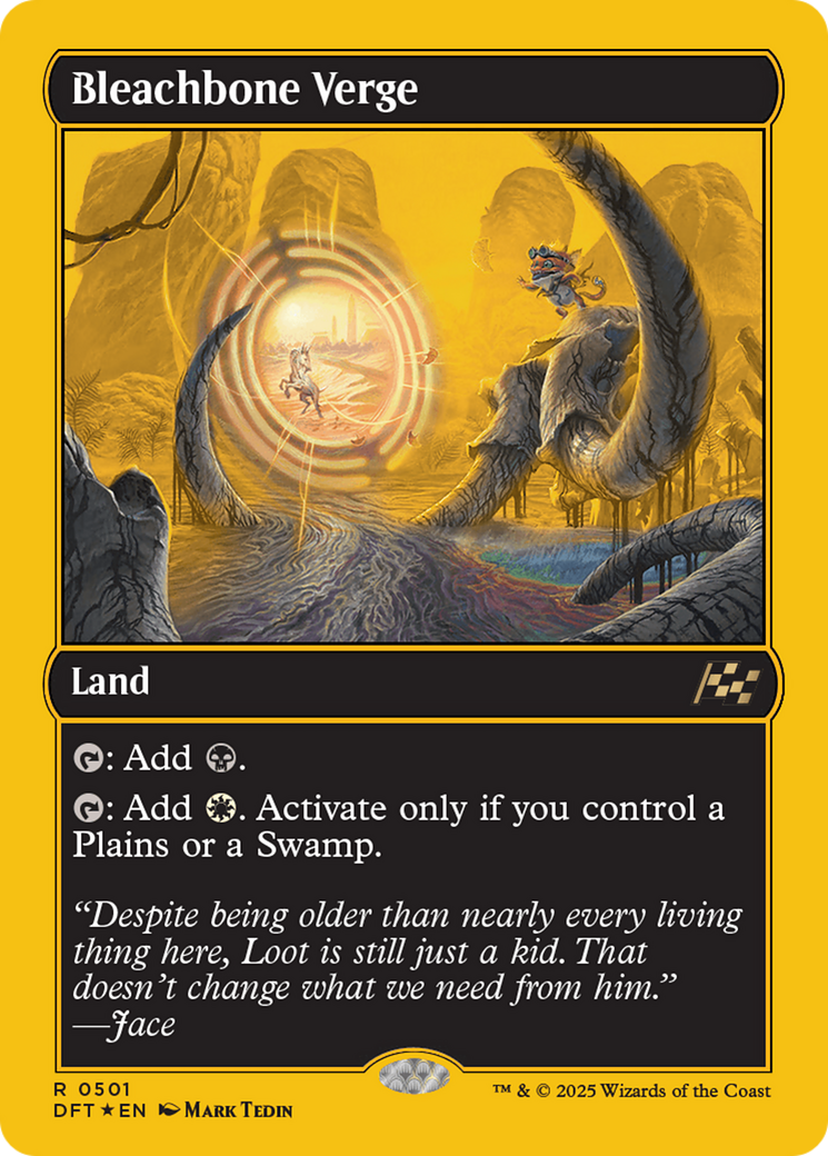 Bleachbone Verge (First-Place Foil) [Aetherdrift] | Galactic Gamez