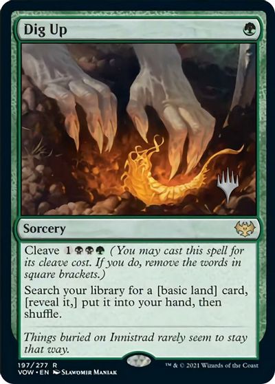 Dig Up (Promo Pack) [Innistrad: Crimson Vow Promos] | Galactic Gamez