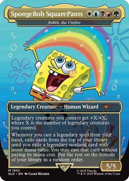SpongeBob SquarePants - Jodah, the Unifier [Secret Lair Drop Series] | Galactic Gamez