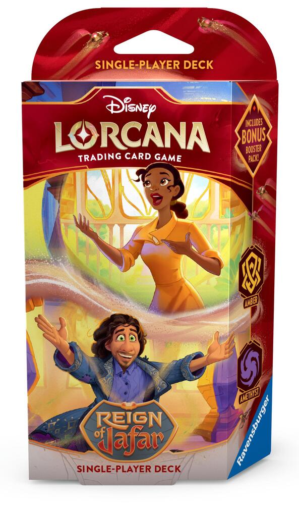 Disney Lorcana: Reign of Jafar Starter Deck (Amber & Amethyst) | Galactic Gamez