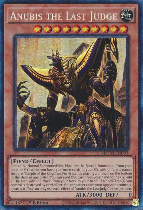 Anubis the Last Judge (Collector's Rare) [MZTM-EN003] Collector's Rare | Galactic Gamez
