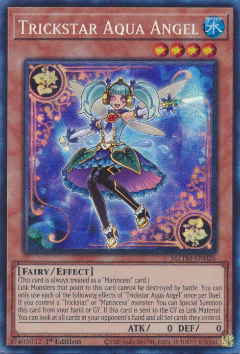 Trickstar Aqua Angel (Collector's Rare) [MZTM-EN026] Collector's Rare | Galactic Gamez