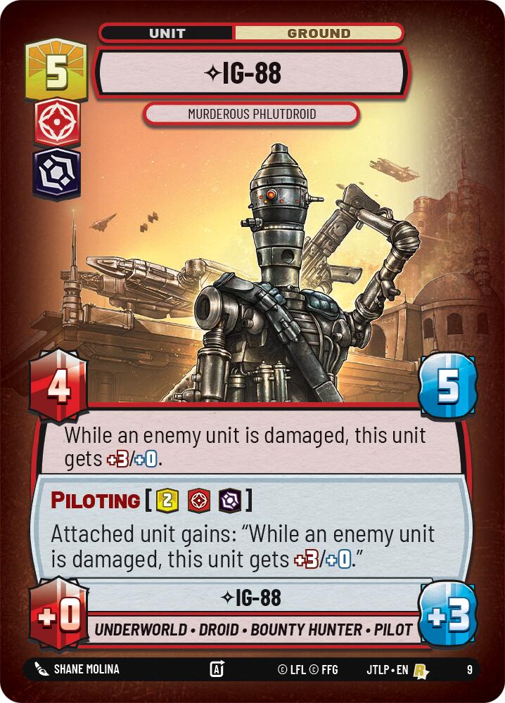 IG-88 - Murderous Phlutdroid (9) [Jump to Lightspeed: Weekly Play] | Galactic Gamez