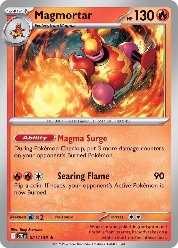 Magmortar (021/159) [Scarlet & Violet: Journey Together] | Galactic Gamez