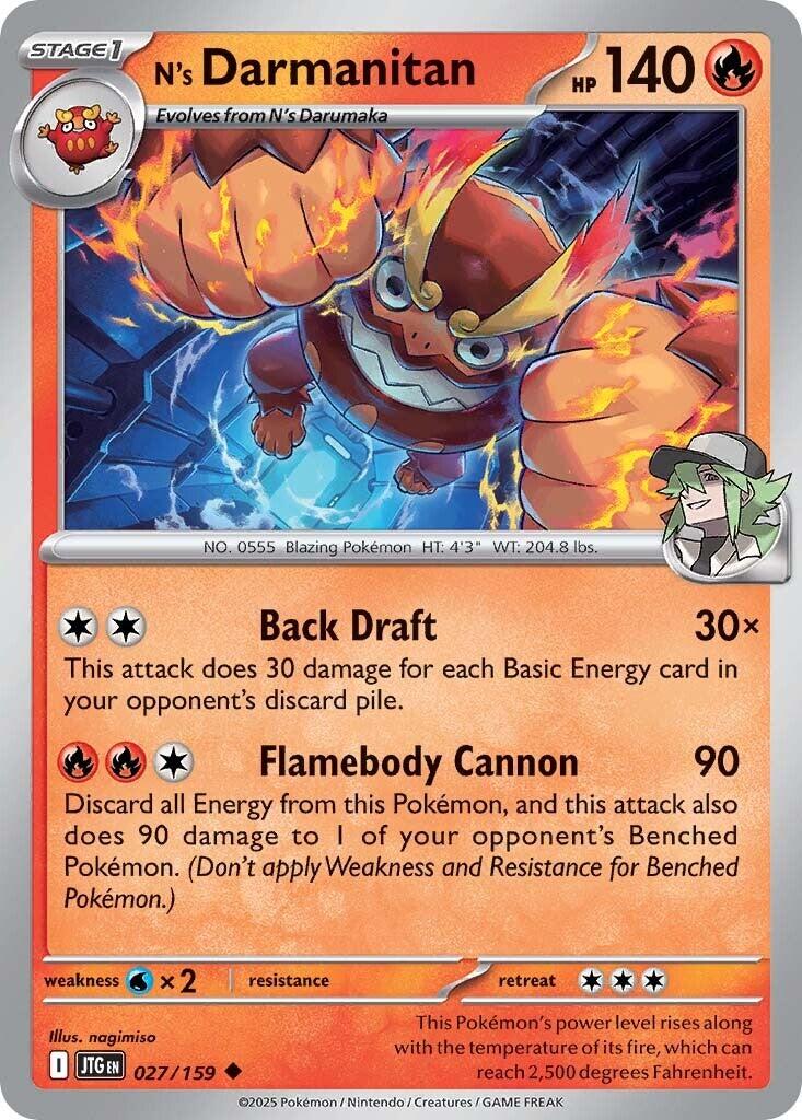 N's Darmanitan (027/159) [Scarlet & Violet: Journey Together] | Galactic Gamez