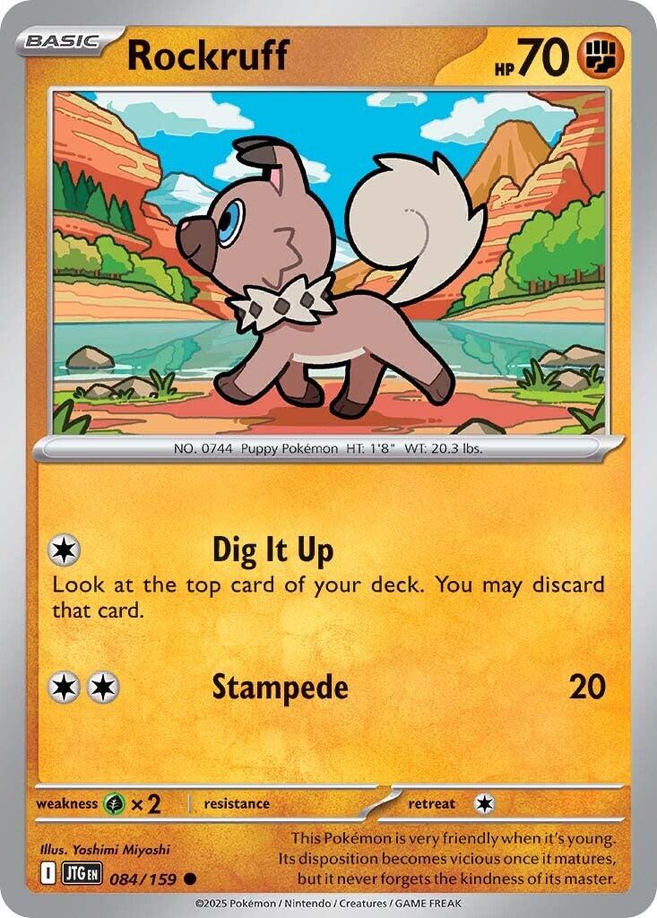 Rockruff (084/159) [Scarlet & Violet: Journey Together] | Galactic Gamez