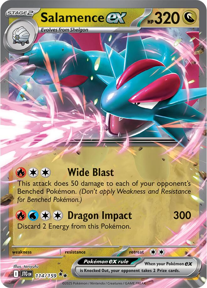 Salamence ex (114/159) [Scarlet & Violet: Journey Together] | Galactic Gamez
