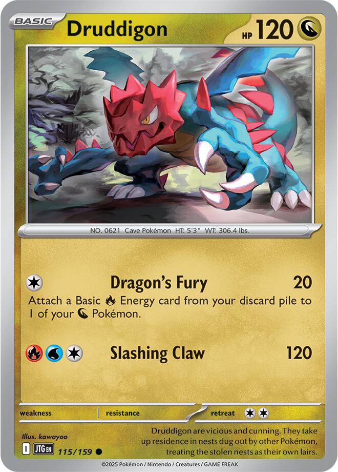 Druddigon (115/159) [Scarlet & Violet: Journey Together] | Galactic Gamez