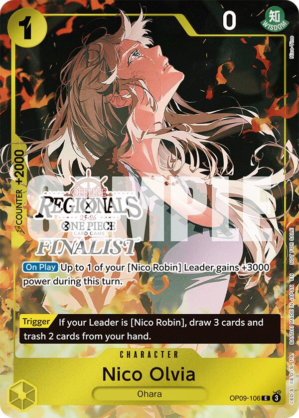 Nico Olvia (Offline Regional Finalist Card Set 2025 Vol.1) [One Piece Promotion Cards] | Galactic Gamez