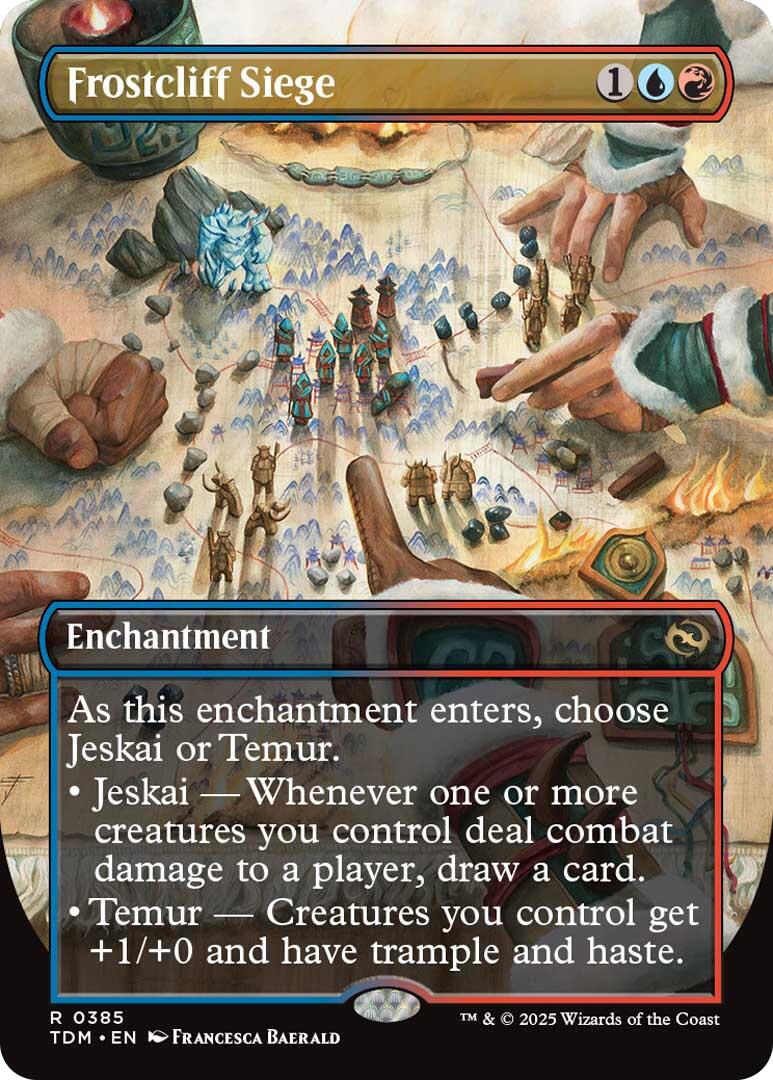 Frostcliff Siege (Borderless) [Tarkir: Dragonstorm] | Galactic Gamez