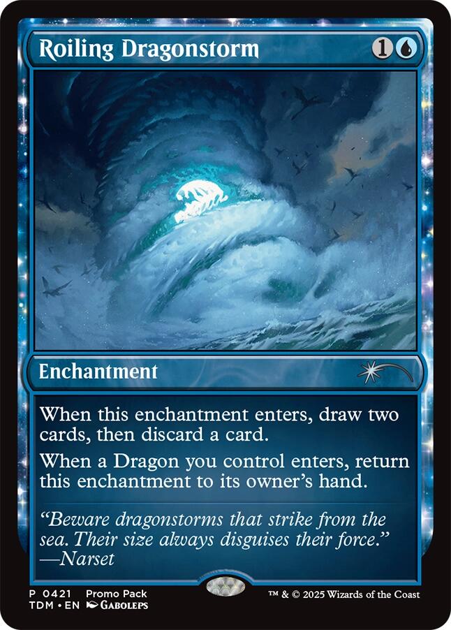 Roiling Dragonstorm [Tarkir: Dragonstorm Promos] | Galactic Gamez