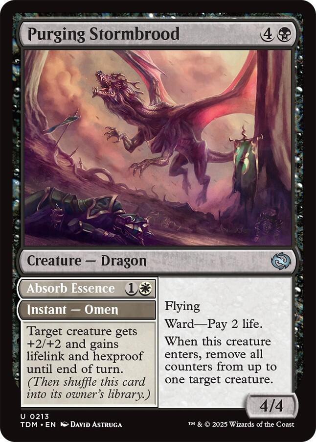 Purging Stormbrood [Tarkir: Dragonstorm] | Galactic Gamez