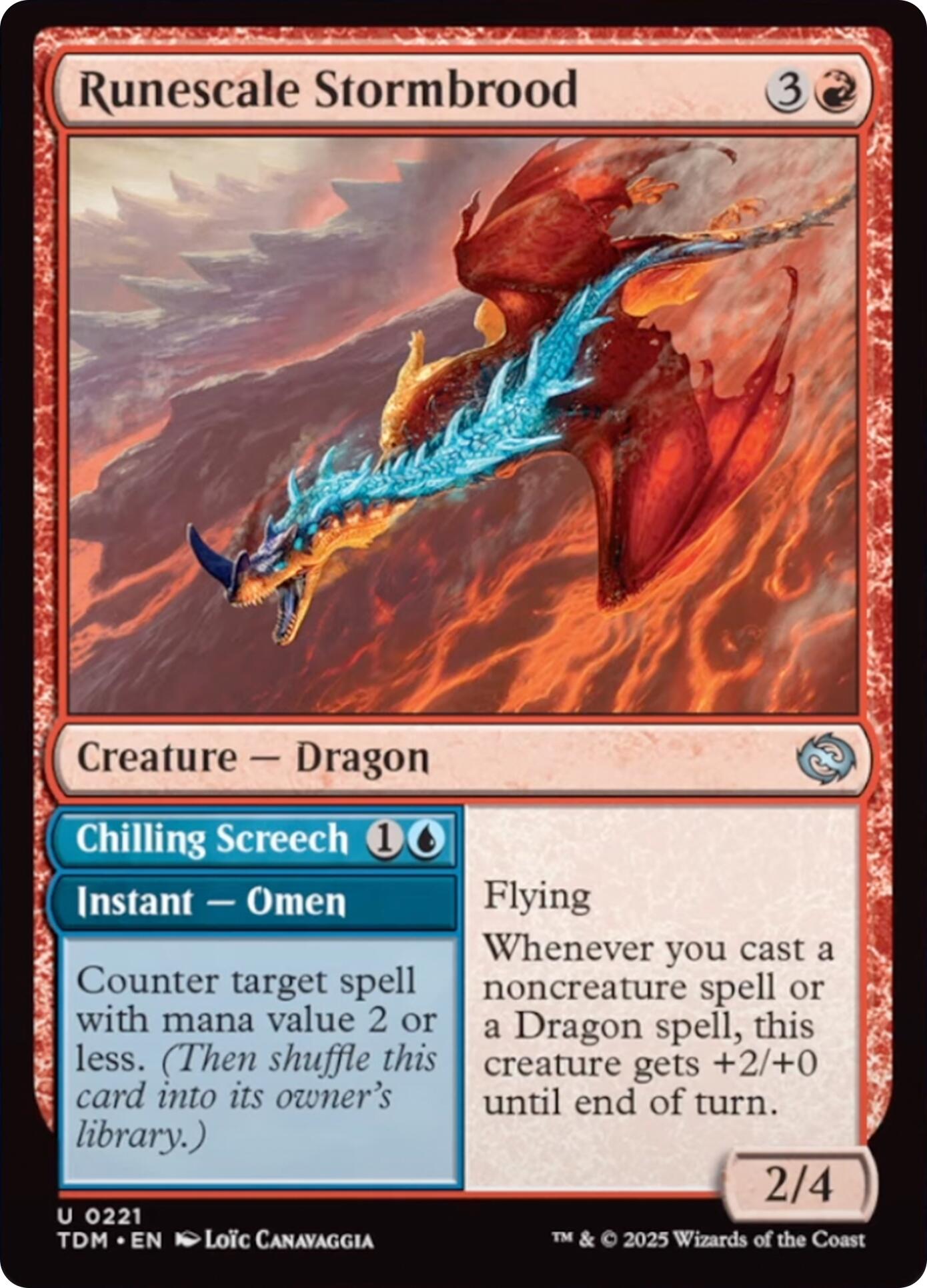 Runescale Stormbrood [Tarkir: Dragonstorm] | Galactic Gamez