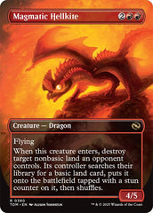 Magmatic Hellkite (Borderless) [Tarkir: Dragonstorm] | Galactic Gamez