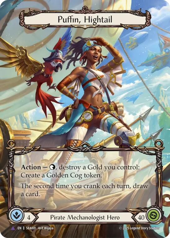 Puffin, Hightail (Marvel) [SEA001] (High Seas)  Cold Foil | Galactic Gamez
