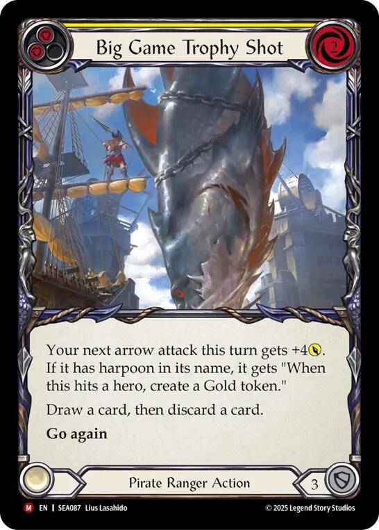 Big Game Trophy Shot [SEA087] (High Seas)  Rainbow Foil | Galactic Gamez