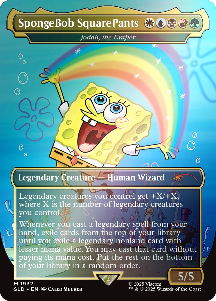 SpongeBob SquarePants - Jodah, the Unifier (Rainbow Foil) [Secret Lair Drop Series] | Galactic Gamez