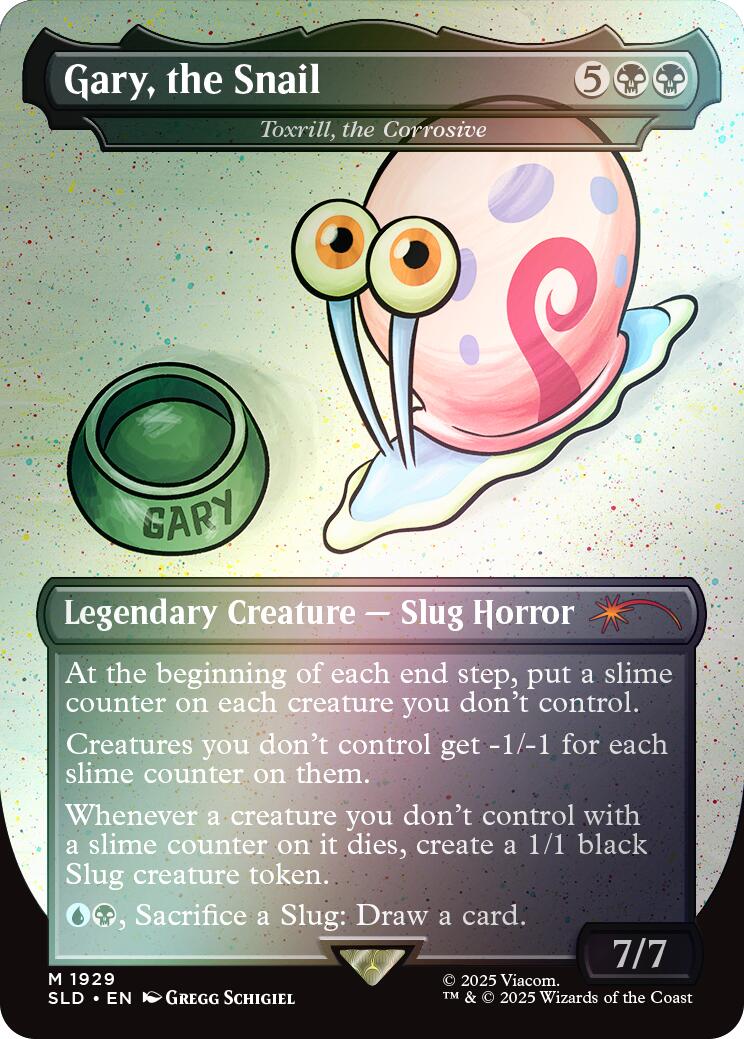 Gary, the Snail - Toxrill, the Corrosive (Rainbow Foil) [Secret Lair Drop Series] | Galactic Gamez