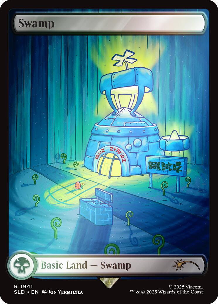 Swamp (1941) (Rainbow Foil) [Secret Lair Drop Series] | Galactic Gamez