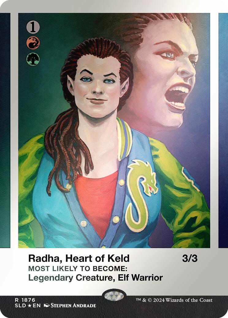 Radha, Heart of Keld (Rainbow Foil) [Secret Lair Drop Series] | Galactic Gamez