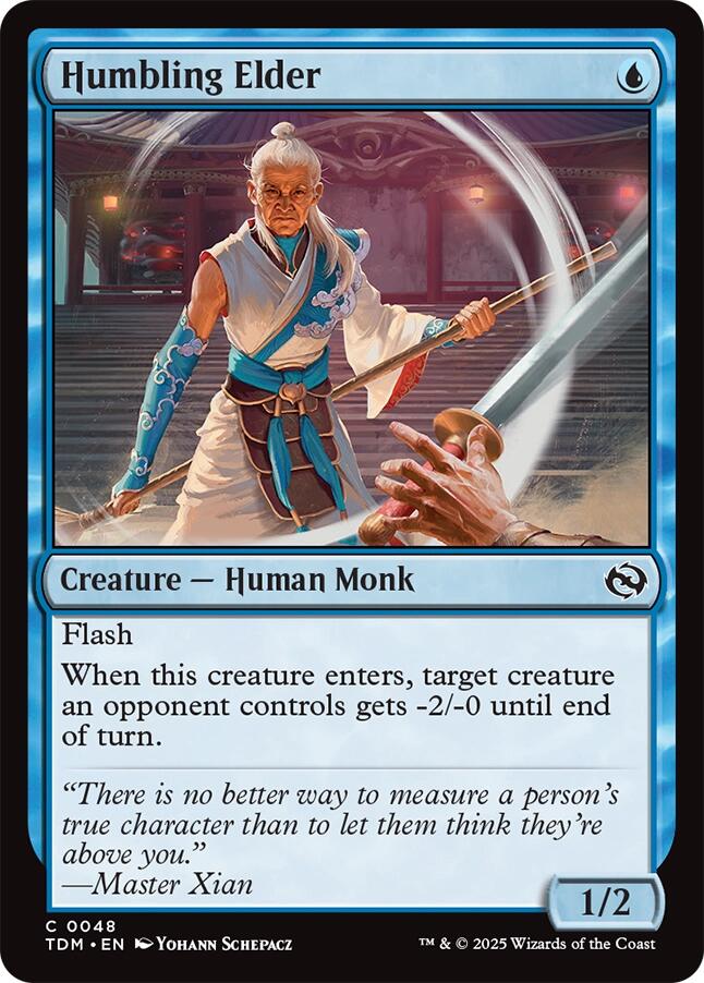 Humbling Elder [Tarkir: Dragonstorm] | Galactic Gamez