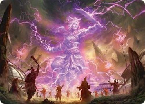 Smile at Death Art Card (4/54) [Tarkir: Dragonstorm Art Series] | Galactic Gamez