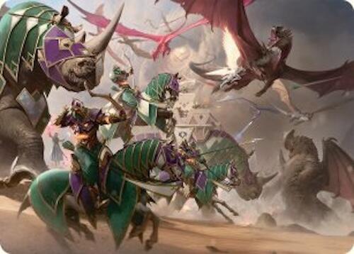 United Battlefront Art Card (5/54) [Tarkir: Dragonstorm Art Series] | Galactic Gamez