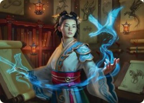 Dragonologist Art Card (6/54) [Tarkir: Dragonstorm Art Series] | Galactic Gamez