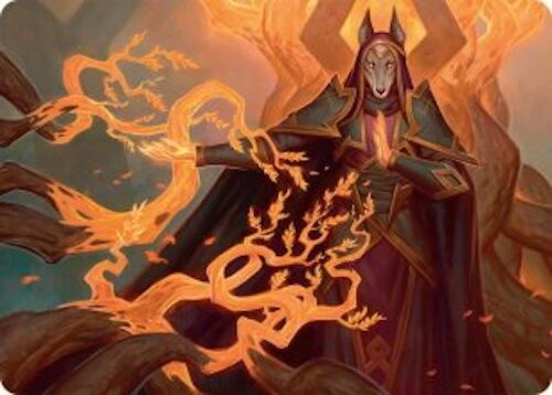 Abzan Devotee Art Card (10/54) [Tarkir: Dragonstorm Art Series] | Galactic Gamez