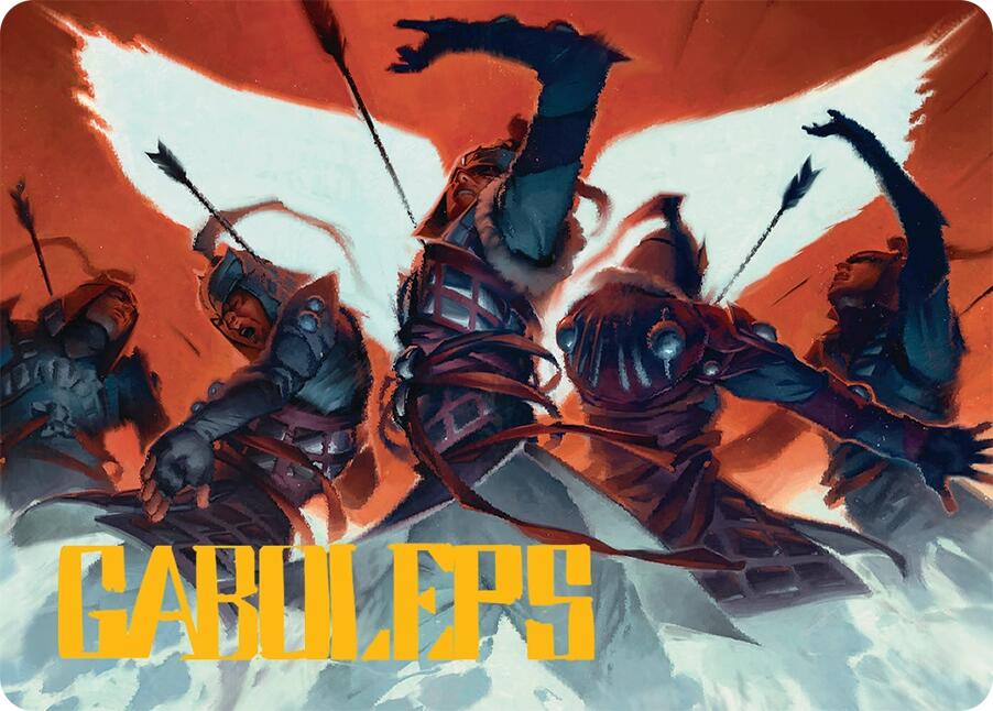 Desperate Measures Art Card (11/54) (Gold-Stamped Signature) [Tarkir: Dragonstorm Art Series] | Galactic Gamez