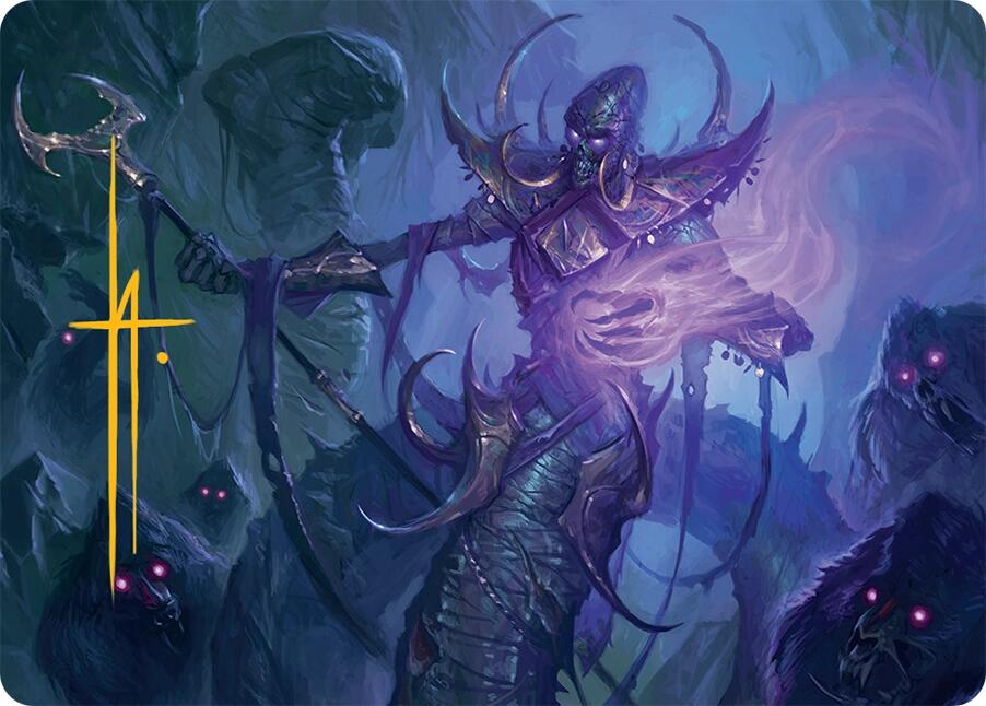 Sidisi, Regent of the Mire Art Card (14/54) (Gold-Stamped Signature) [Tarkir: Dragonstorm Art Series] | Galactic Gamez