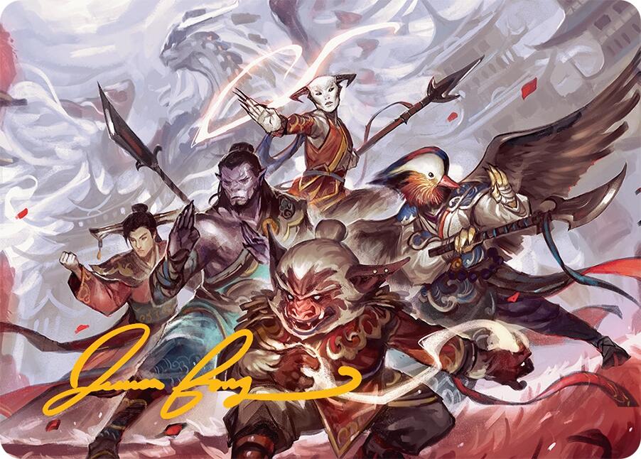 Will of the Jeskai Art Card (54/54) (Gold-Stamped Signature) [Tarkir: Dragonstorm Art Series] | Galactic Gamez