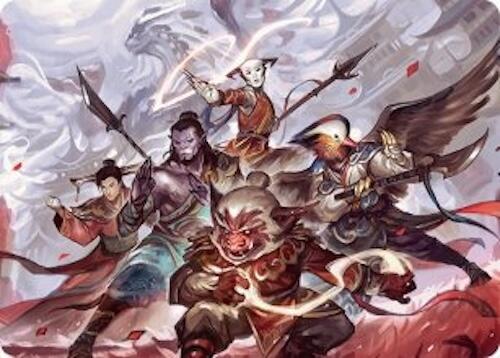 Will of the Jeskai Art Card (54/54) [Tarkir: Dragonstorm Art Series] | Galactic Gamez