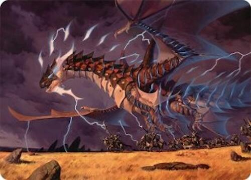 Neriv, Heart of the Storm Art Card (25/54) [Tarkir: Dragonstorm Art Series] | Galactic Gamez