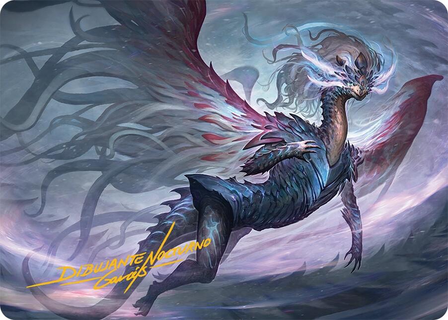 Shiko, Paragon of the Way Art Card (37/54) (Gold-Stamped Signature) [Tarkir: Dragonstorm Art Series] | Galactic Gamez