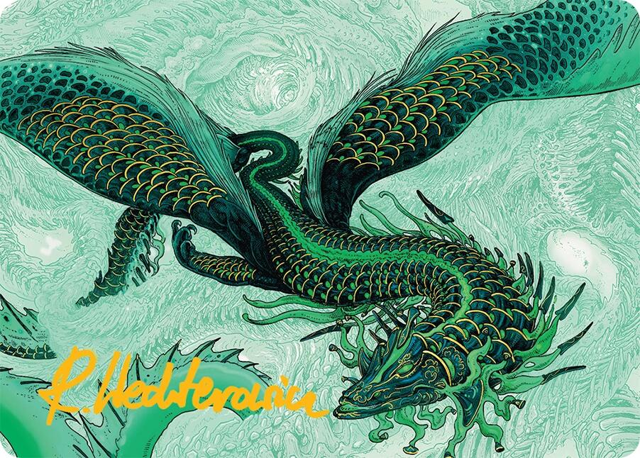 Teval, Arbiter of Virtue Art Card (38/54) (Gold-Stamped Signature) [Tarkir: Dragonstorm Art Series] | Galactic Gamez