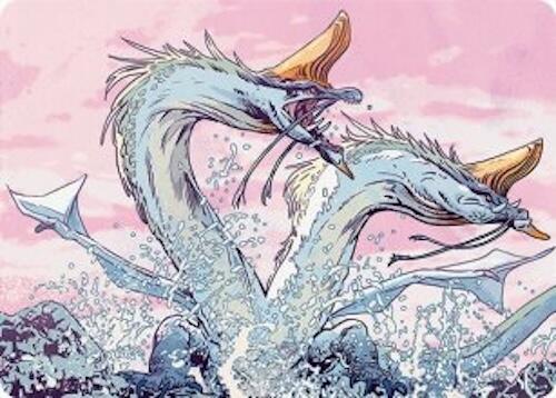 Twinmaw Stormbrood Art Card (39/54) [Tarkir: Dragonstorm Art Series] | Galactic Gamez